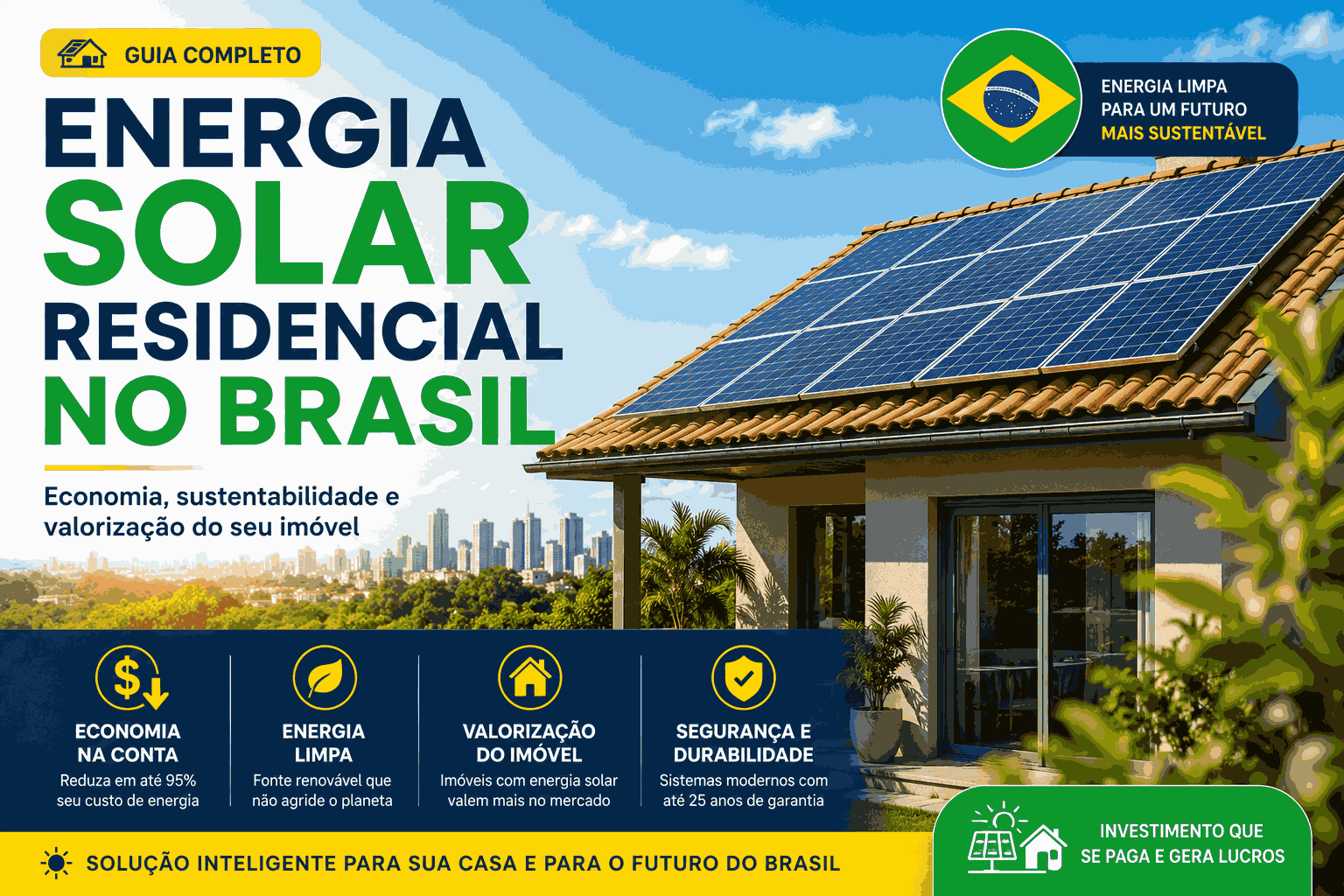 ☀️ Energia solar residencial: critérios essenciais