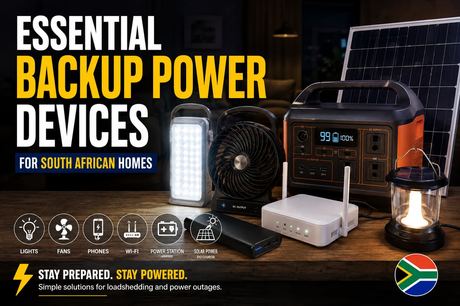 Essential Backup Power Devices for South African Homes