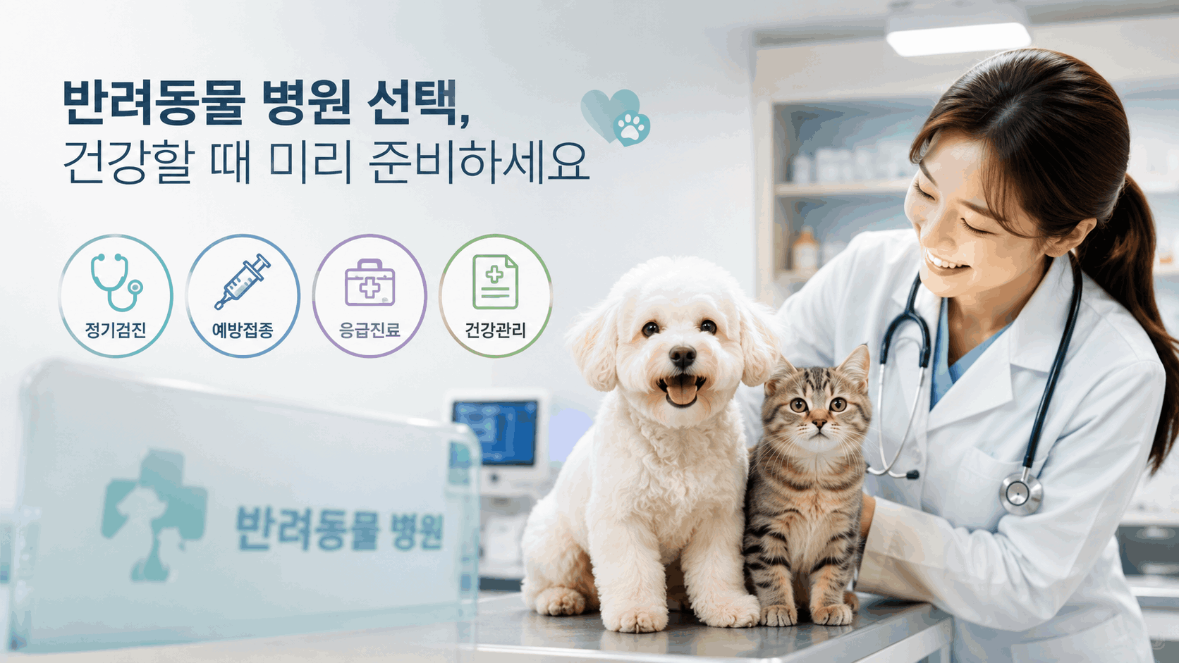 반려동물 병원 선택 가이드 — 늦기 전에 알아두면 도움이 되는 기준